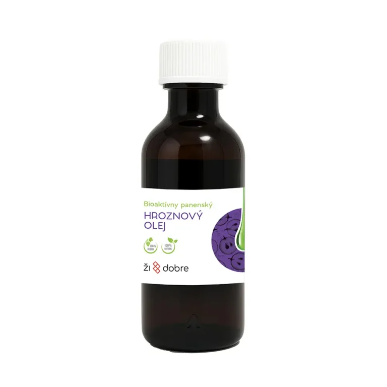 Hroznový olej 200ml v tmavej fľaške