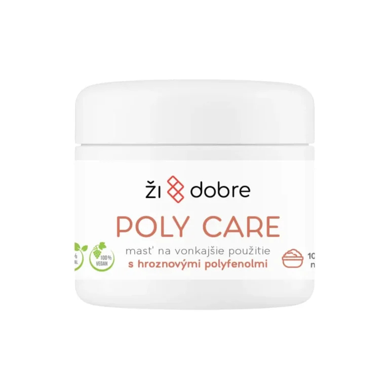 PolyCare masť v bielej dóze s bielo červenou etiketou
