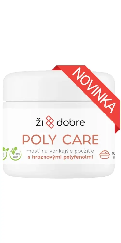 PolyCare masť v bielej dóze so štítkom Novinka