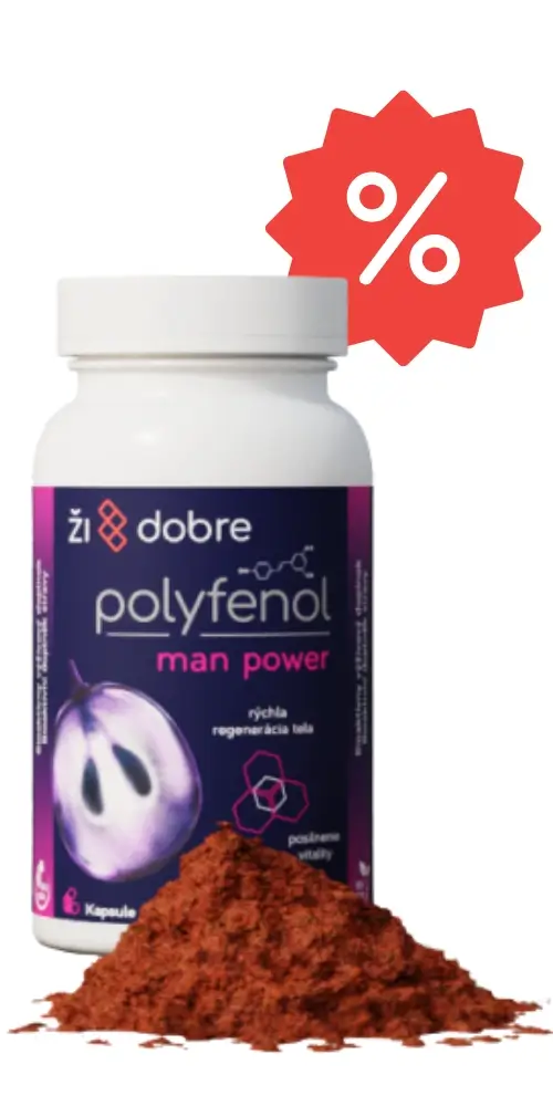 zlava na produkt man power. obrazok na banner